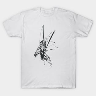 Andromeda Unique Black White Abstract Art T-Shirt